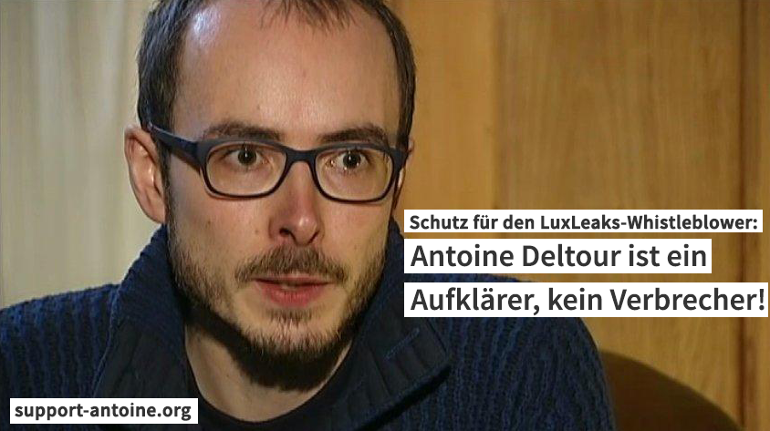 Keine Strafe für Whistleblower Antoine Deltour! - antoine