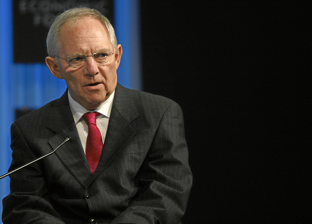 Wolfgang Schäuble, deutscher Finanzminister